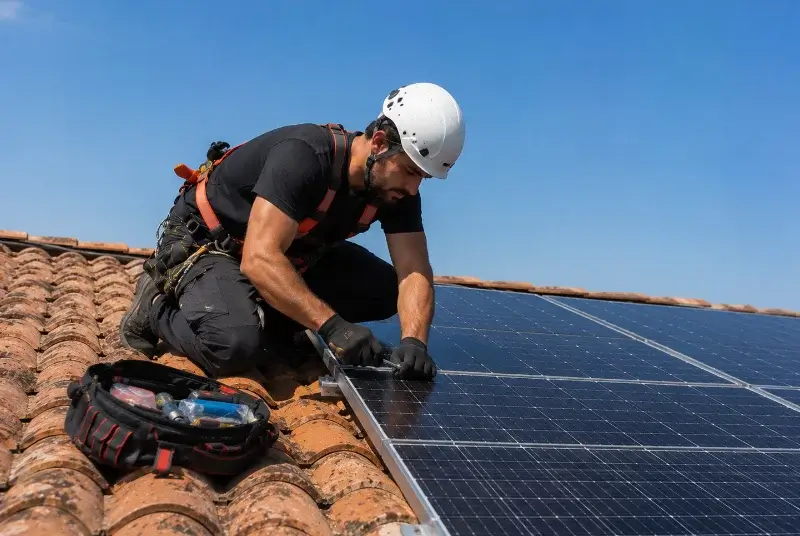 Maintenance et monitoring de panneaux solaires à Sainte-Eulalie-en-Born